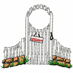Garden Barriers Embroidery Design 3 Garden Barriers Embroidery Design 3